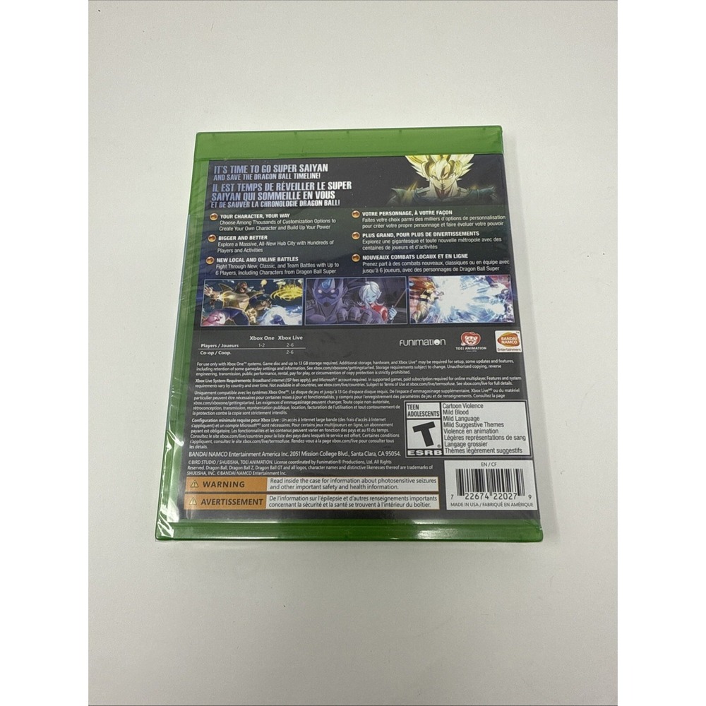Dragonball Z Xenoverse 2 - Microsoft Xbox One SEALED NEW - Picture 2 of 5
